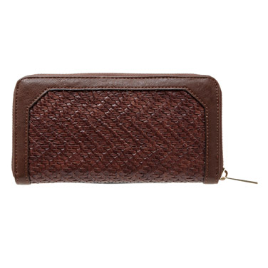 Embossed Woven Purse